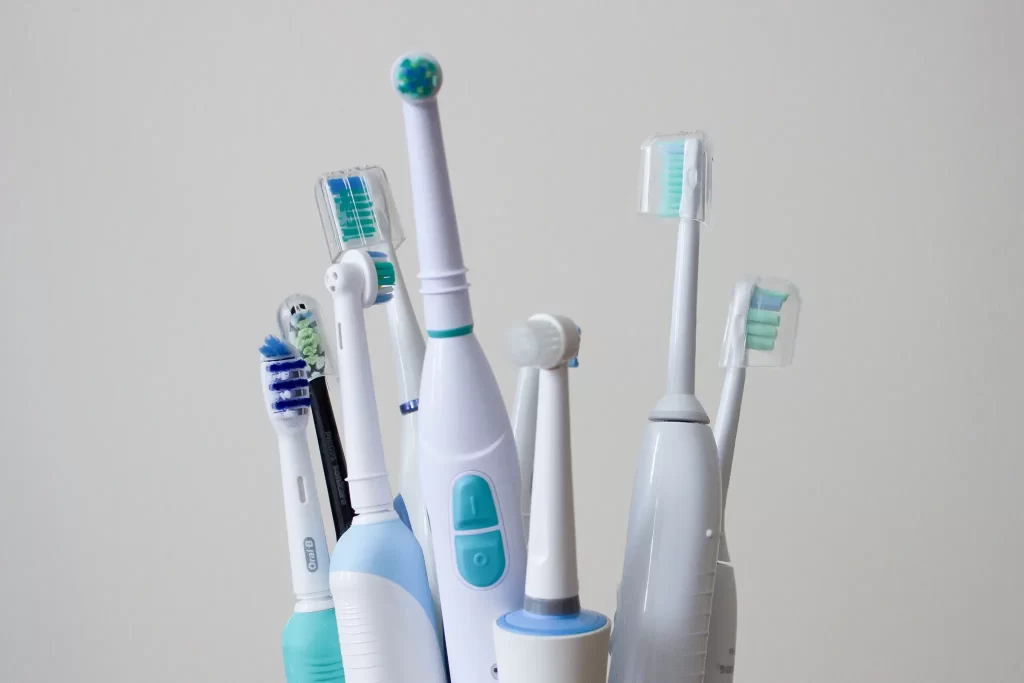 Tipos de cepillos de dientes eléctricos